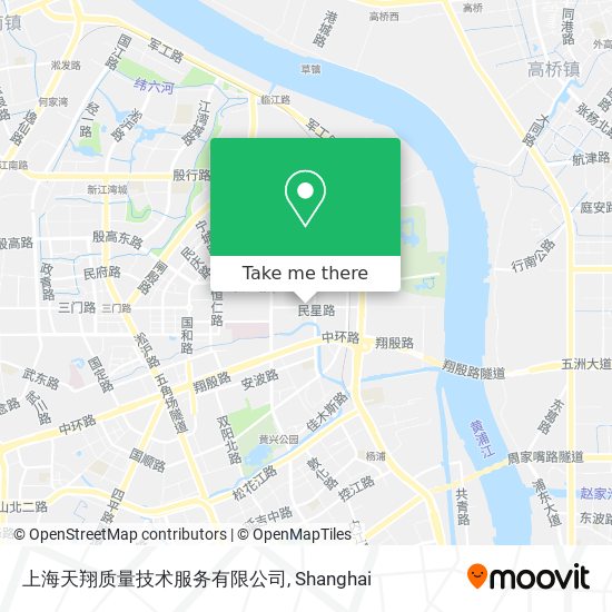 上海天翔质量技术服务有限公司 map