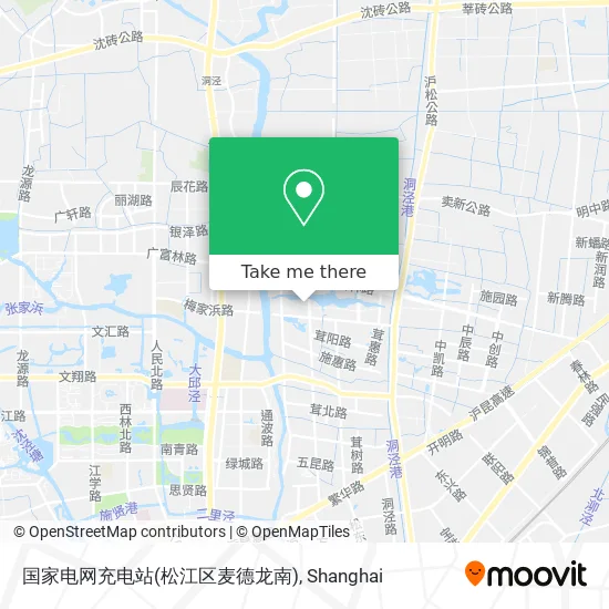 国家电网充电站(松江区麦德龙南) map