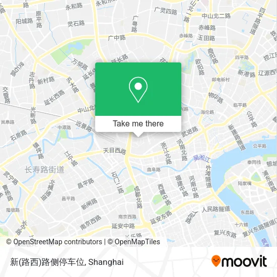 新(路西)路侧停车位 map