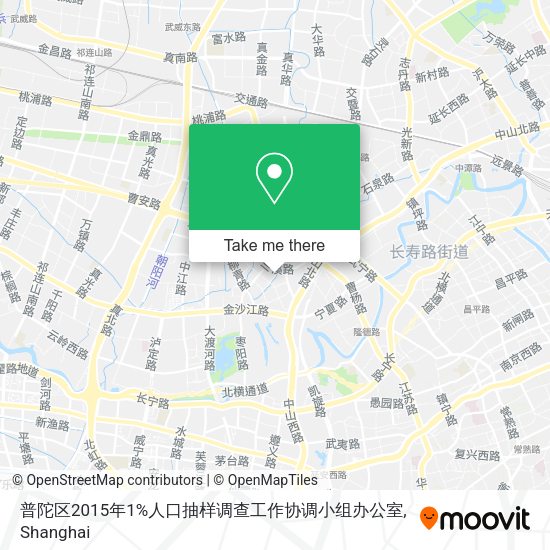 普陀区2015年1%人口抽样调查工作协调小组办公室 map