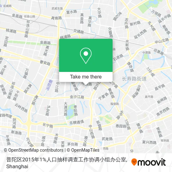 普陀区2015年1%人口抽样调查工作协调小组办公室 map