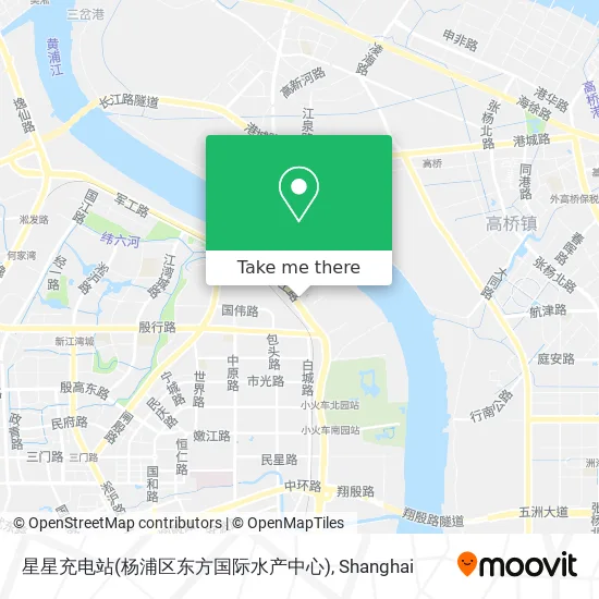 星星充电站(杨浦区东方国际水产中心) map