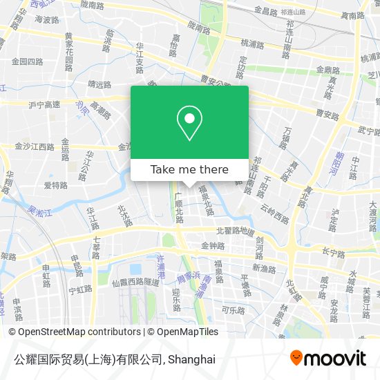 公耀国际贸易(上海)有限公司 map