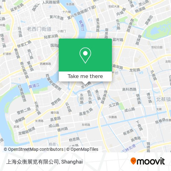 上海众衡展览有限公司 map