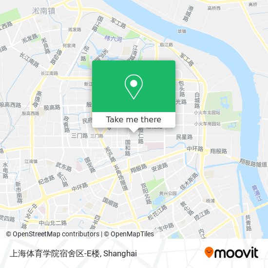 上海体育学院宿舍区-E楼 map