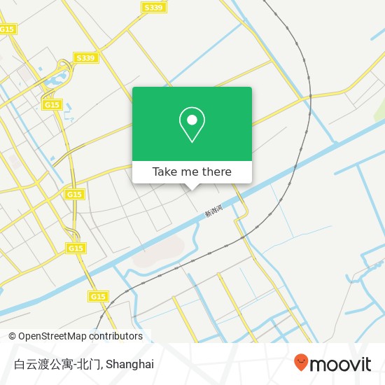 白云渡公寓-北门 map