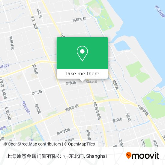 上海帅然金属门窗有限公司-东北门 map