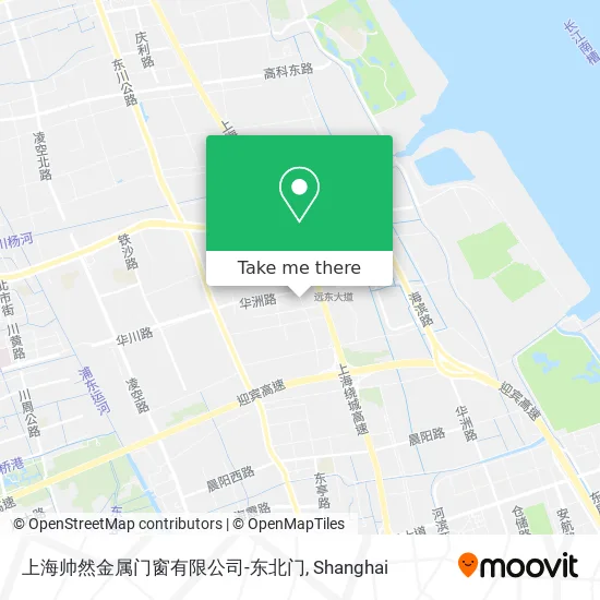 上海帅然金属门窗有限公司-东北门 map