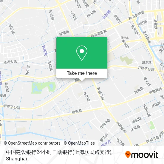中国建设银行24小时自助银行(上海联民路支行) map