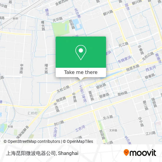 上海昆阳微波电器公司 map