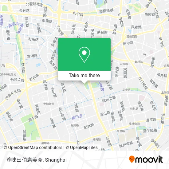 蓉味曰伯庸美食 map