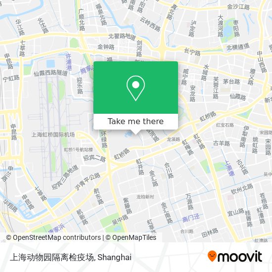 上海动物园隔离检疫场 map