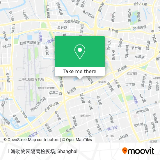 上海动物园隔离检疫场 map