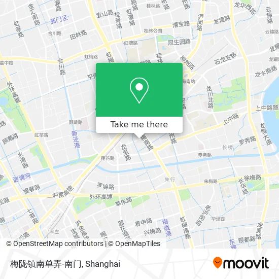 梅陇镇南单弄-南门 map
