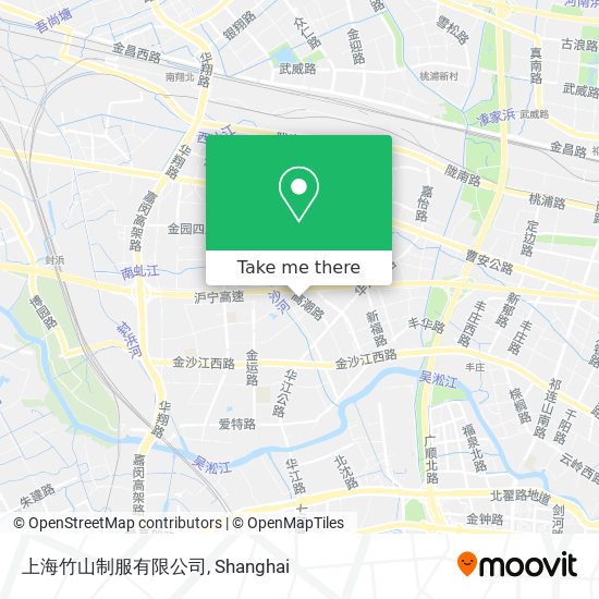 上海竹山制服有限公司 map