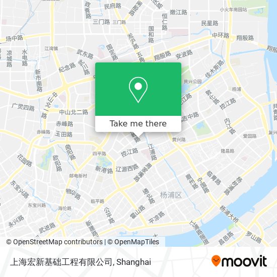 上海宏新基础工程有限公司 map