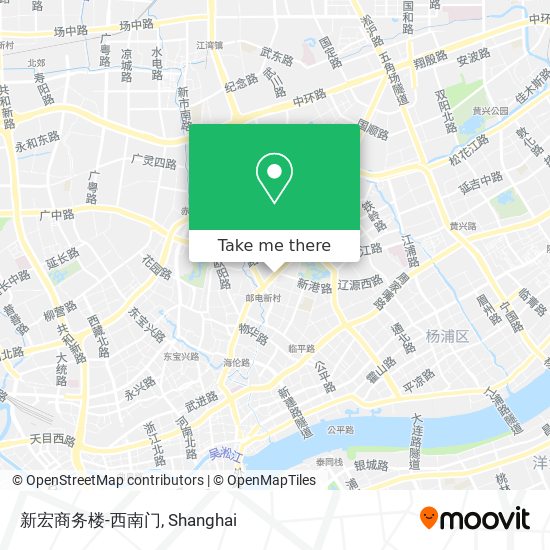 新宏商务楼-西南门 map