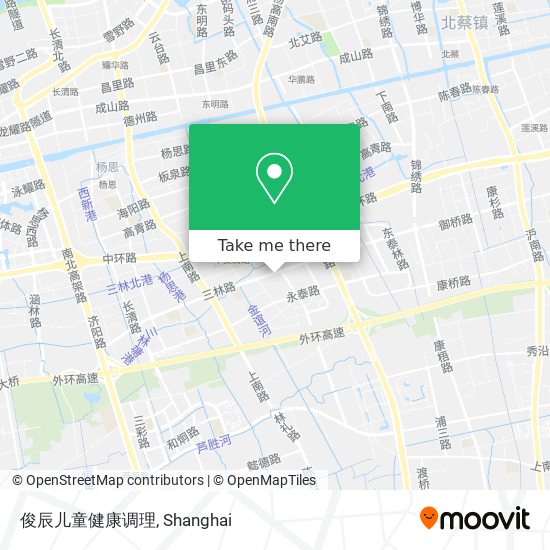 俊辰儿童健康调理 map