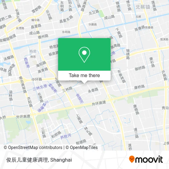 俊辰儿童健康调理 map