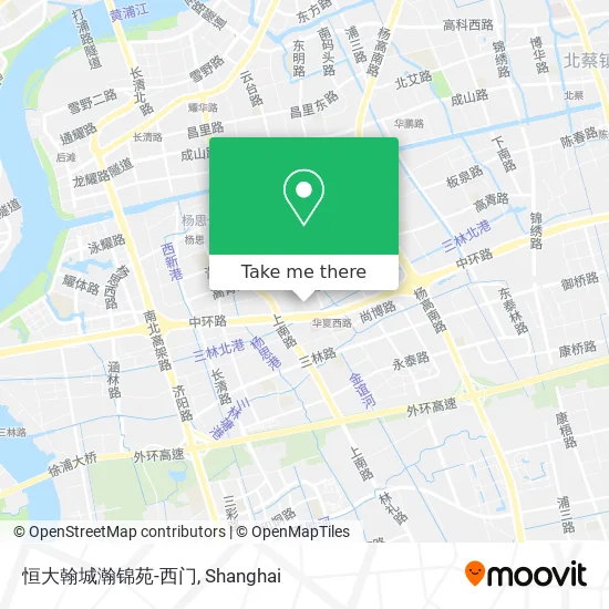 恒大翰城瀚锦苑-西门 map