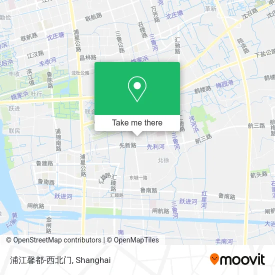 浦江馨都-西北门 map
