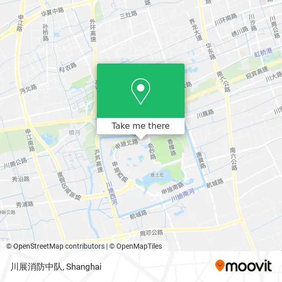 川展消防中队 map