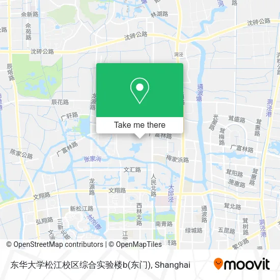 东华大学松江校区综合实验楼b(东门) map