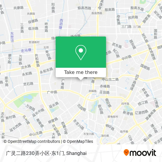 广灵二路230弄小区-东1门 map