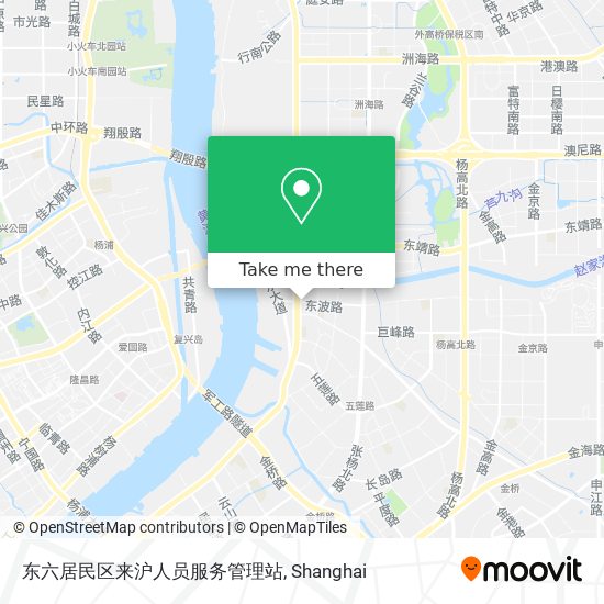 东六居民区来沪人员服务管理站 map