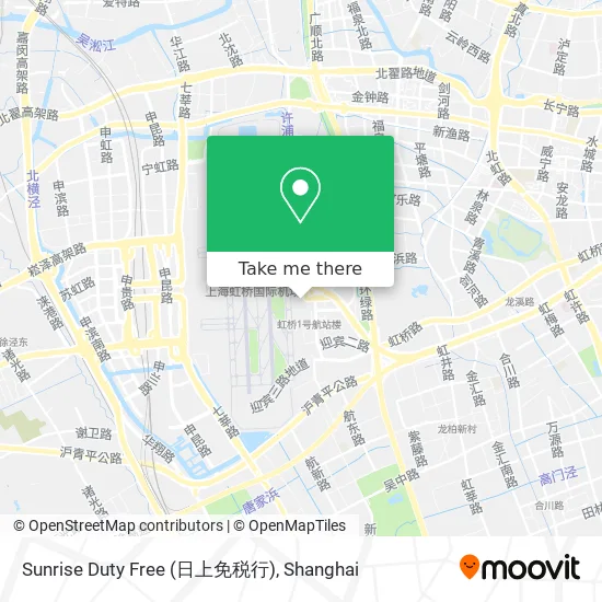 Sunrise Duty Free (日上免税行) map