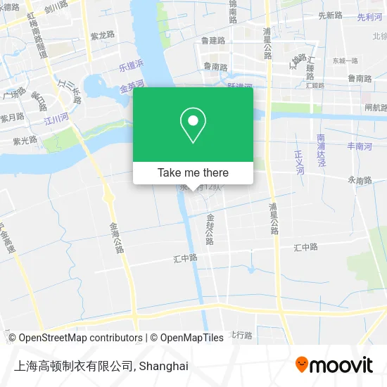上海高顿制衣有限公司 map