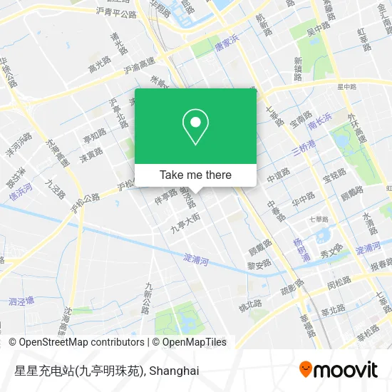 星星充电站(九亭明珠苑) map