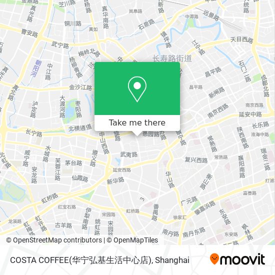 COSTA COFFEE(华宁弘基生活中心店) map
