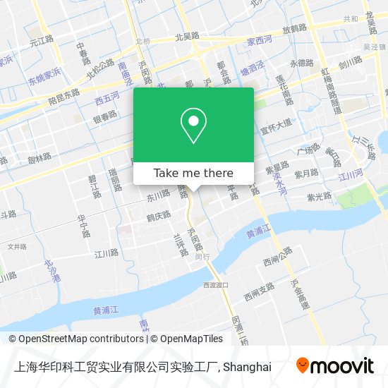 上海华印科工贸实业有限公司实验工厂 map