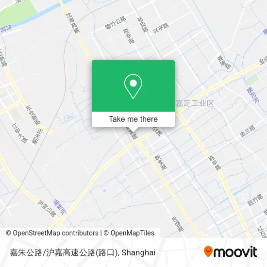 嘉朱公路/沪嘉高速公路(路口) map