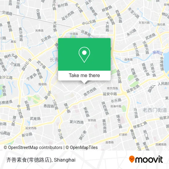 齐善素食(常德路店) map