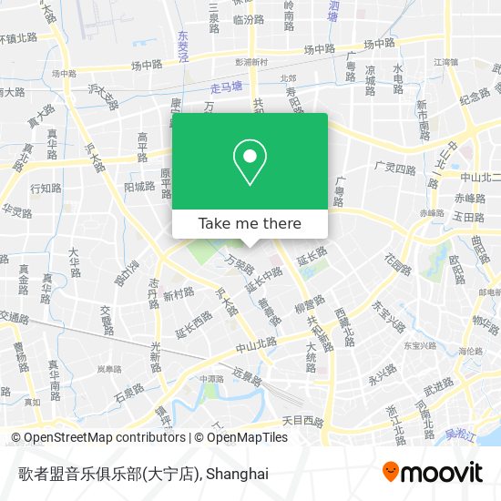歌者盟音乐俱乐部(大宁店) map