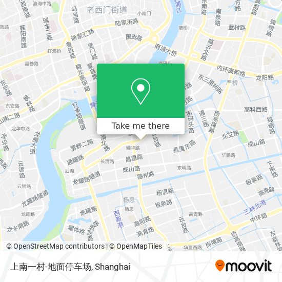 上南一村-地面停车场 map