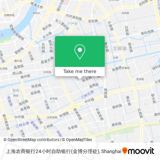 上海农商银行24小时自助银行(金博分理处) map