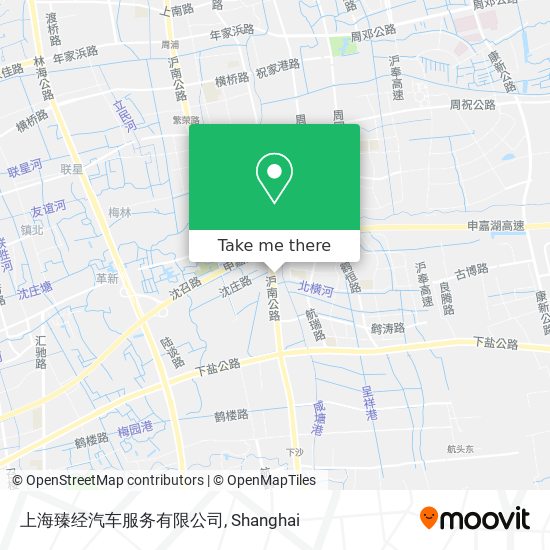 上海臻经汽车服务有限公司 map