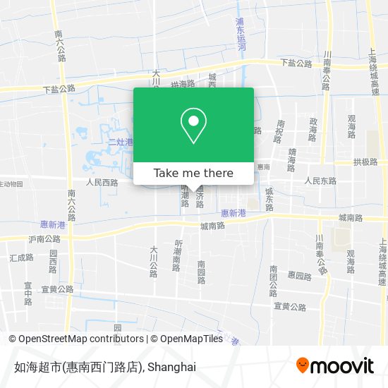 如海超市(惠南西门路店) map