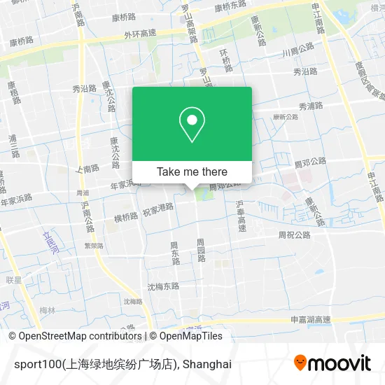 sport100(上海绿地缤纷广场店) map