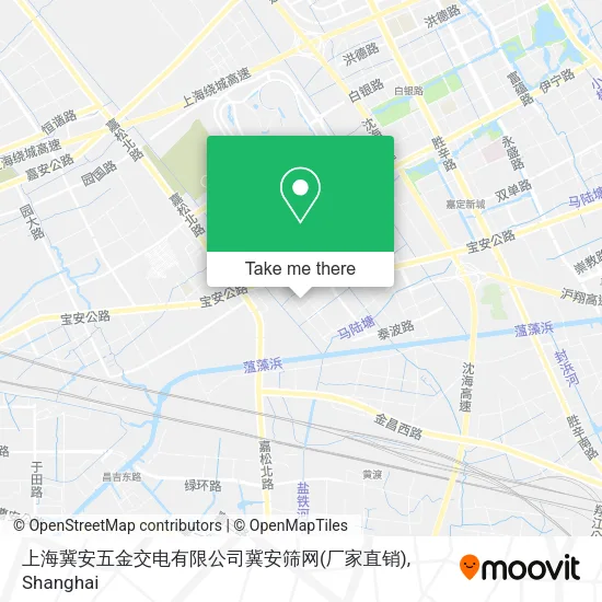 上海冀安五金交电有限公司冀安筛网(厂家直销) map