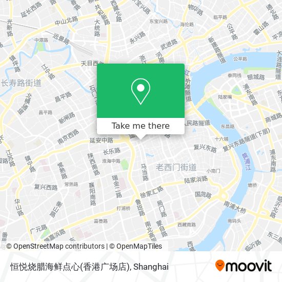 恒悦烧腊海鲜点心(香港广场店) map