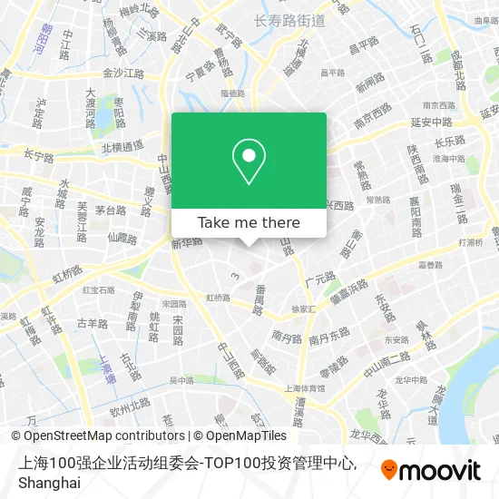 上海100强企业活动组委会-TOP100投资管理中心 map