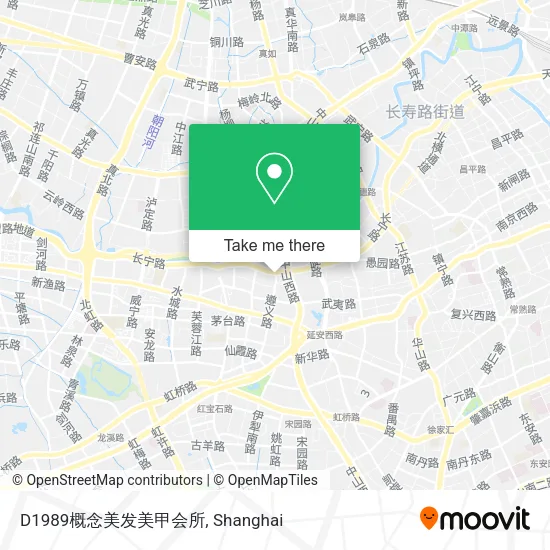 D1989概念美发美甲会所 map