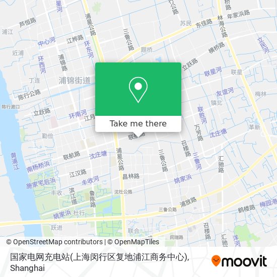 国家电网充电站(上海闵行区复地浦江商务中心) map