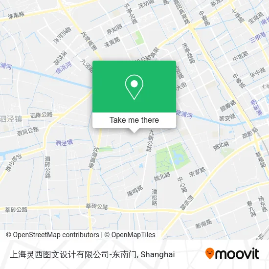 上海灵西图文设计有限公司-东南门 map
