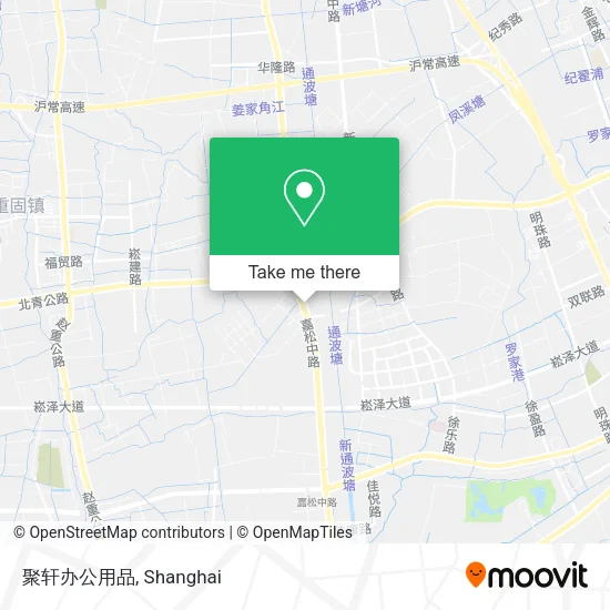 聚轩办公用品 map