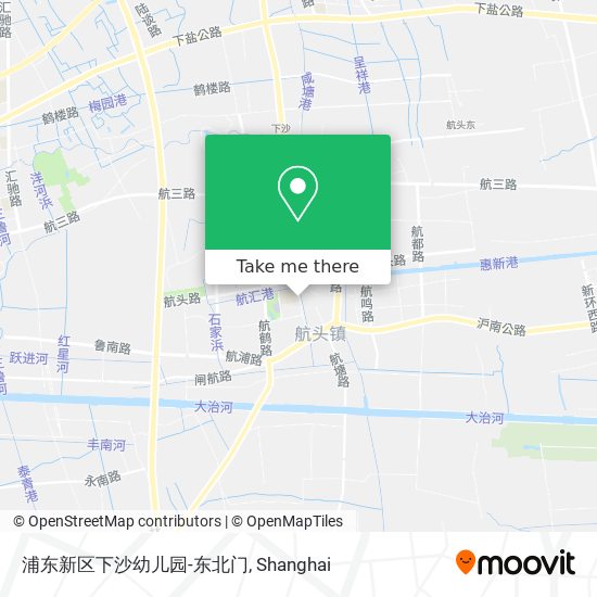 浦东新区下沙幼儿园-东北门 map